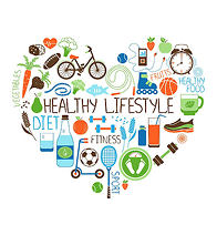 Wellness heart infographic